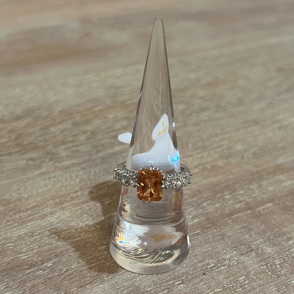 NEW! Smokey Topaz Stone Ring - Picture 1 of 4